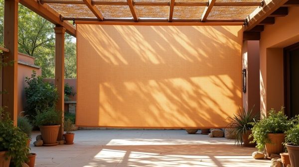 Pagare meno per più ombra: la tela densa per pergola