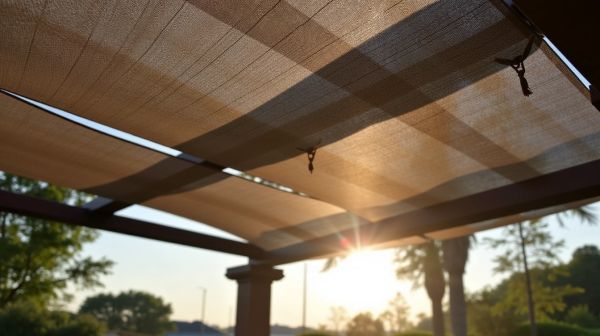 Pagare meno per più ombra: la tela densa per pergola